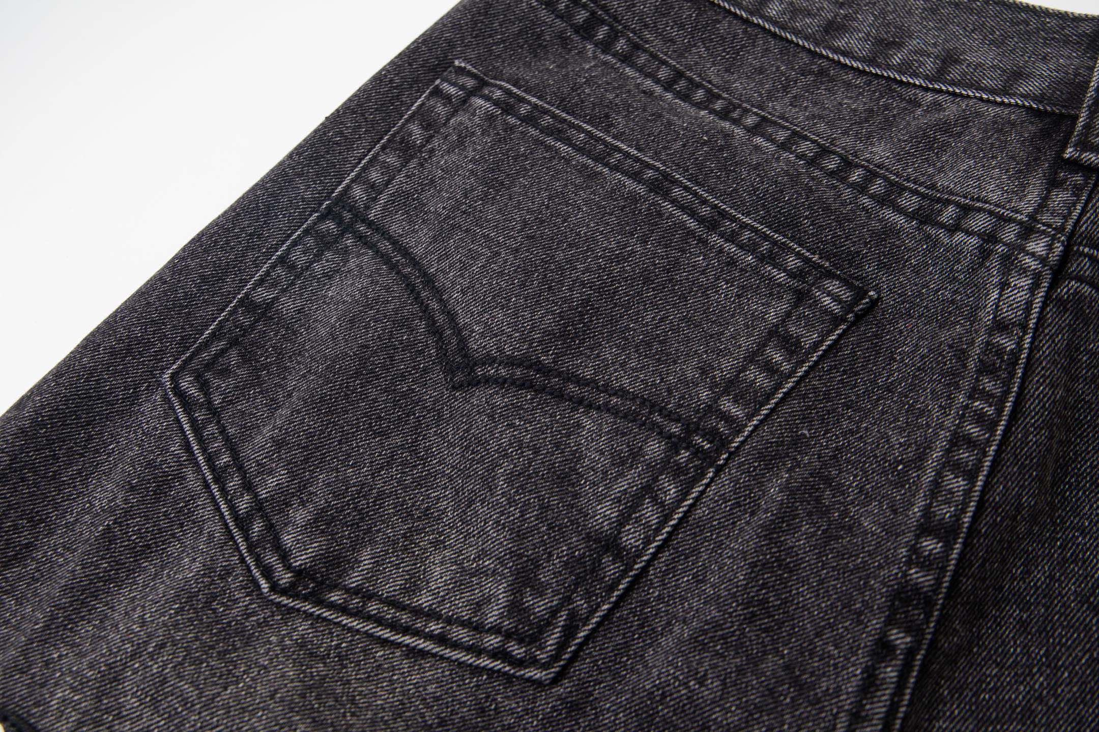 Chrome-Hearts Multi Cross Patch Denim Jeans - Grey Gothic Street Pants 1111