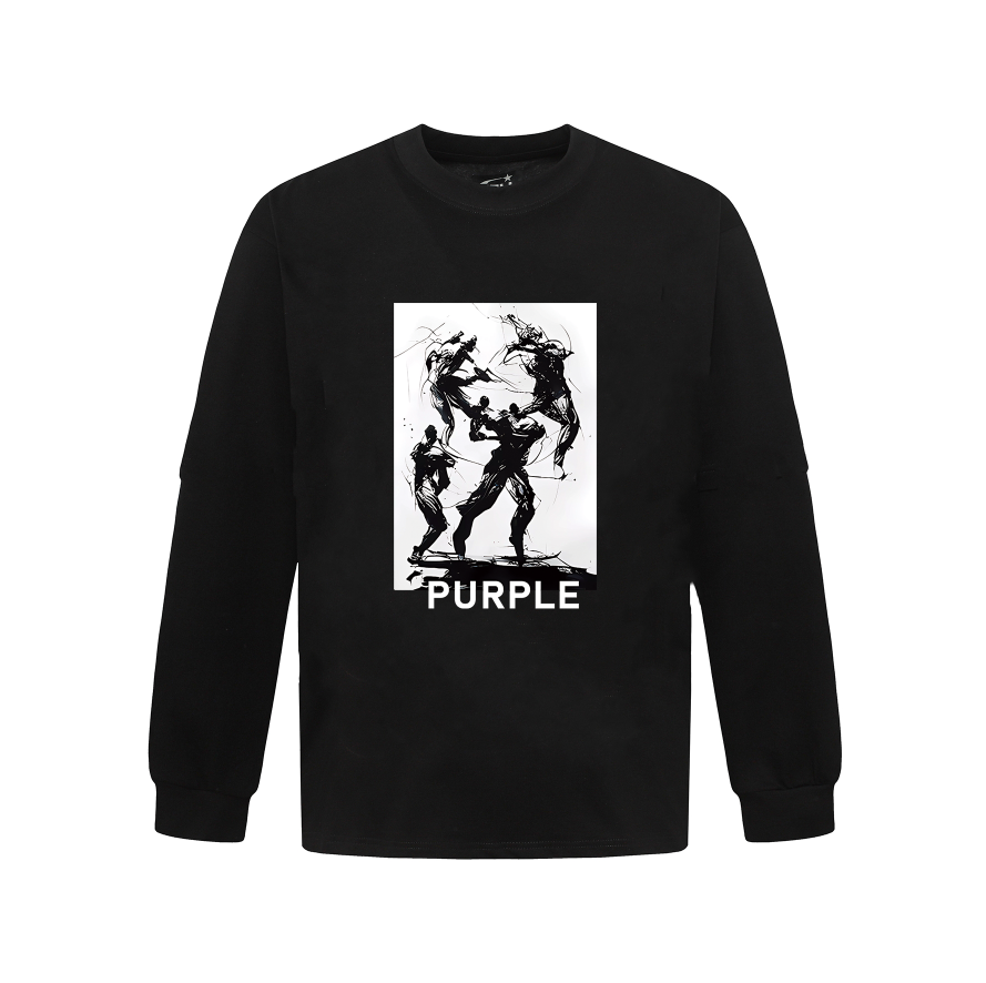 Purple New Sweatshirt