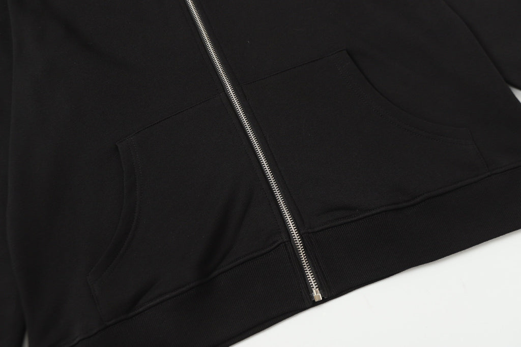 Chrome-Hearts Colorful Rhinestone Hoodie - Black Gothic Street Sweatshirt 2608