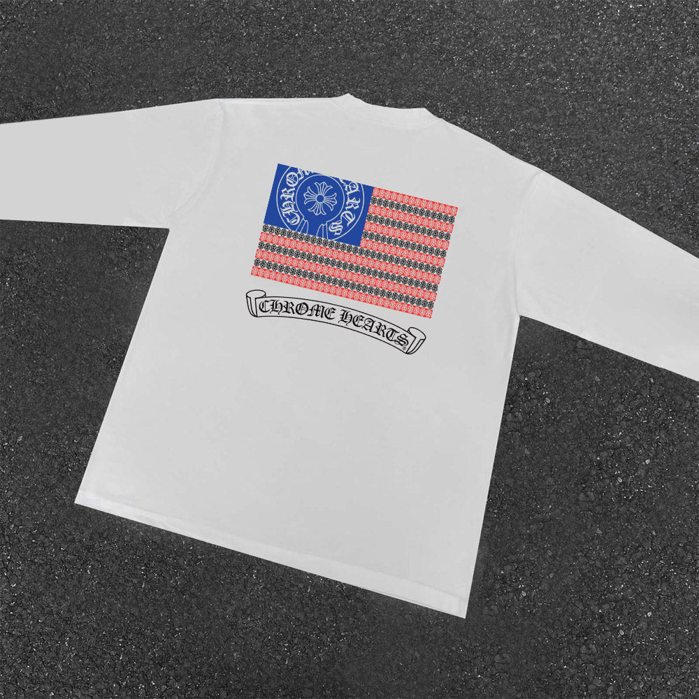 Chrome heart limited edition national flag SWEATSHIRTS CX431