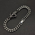 Chrome Hearts anchor Fleur de Lis ID bracelet 925 Sterling Silver