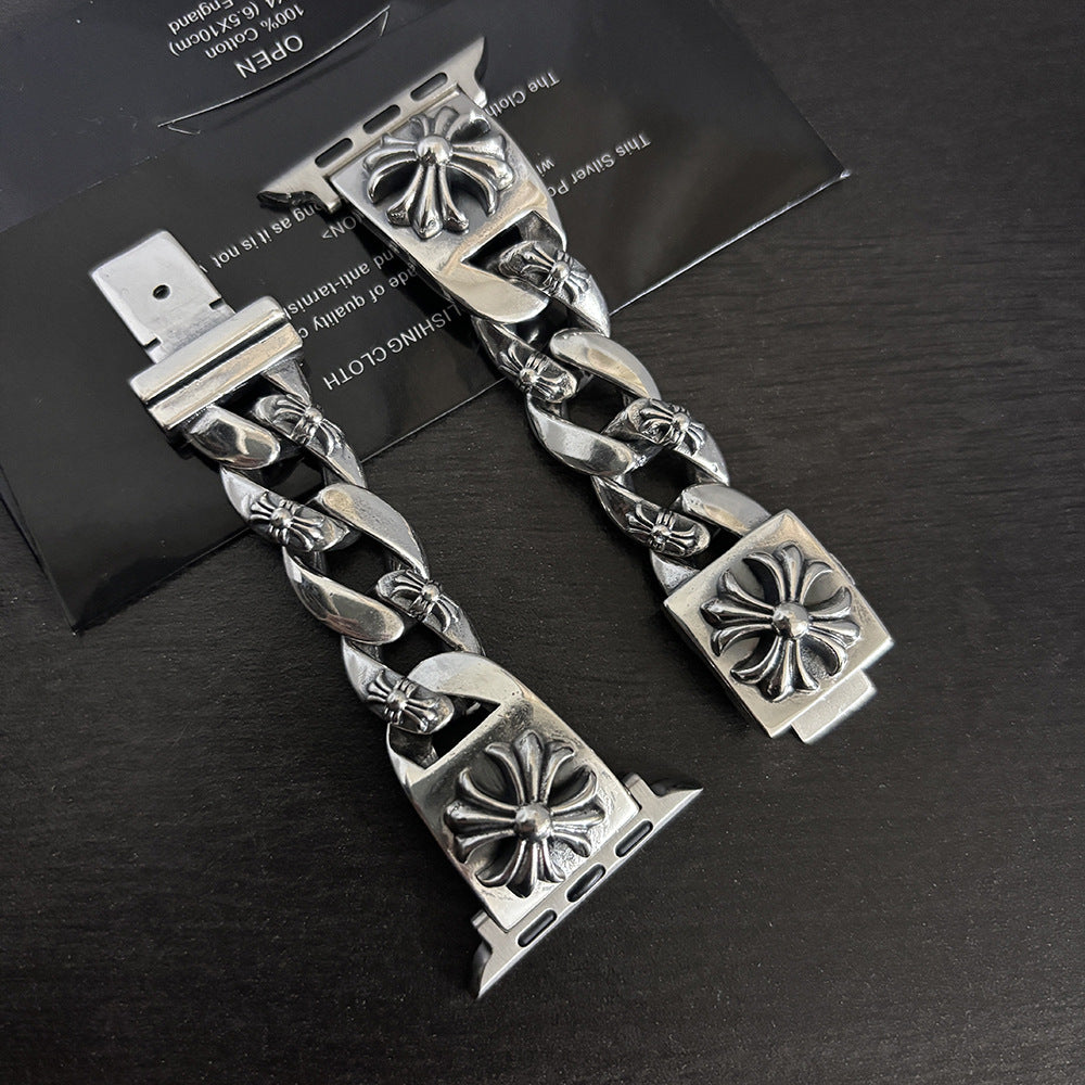 Chrome Hearts All-match Cross Print Watch Strap