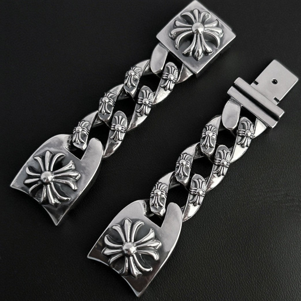 Chrome Hearts cross flower high-end watch strap