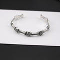 chrome hearts retro five-pointed flower open bracelet