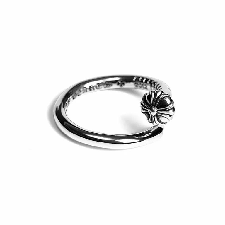 Chrome Hearts Nail Ring ¨C Crossball 56