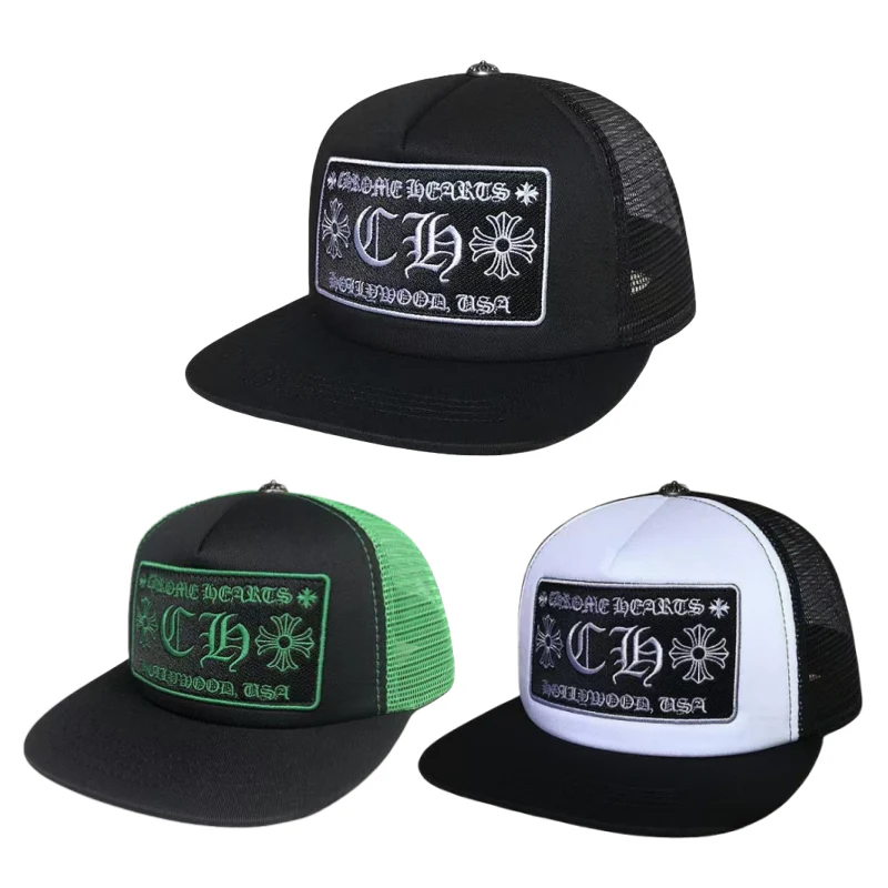 Chrome Hearts CH HollyWood trucker hat 02