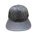 Chrome Hearts Cemetary Crosss Leather Stitched Trucker Hat